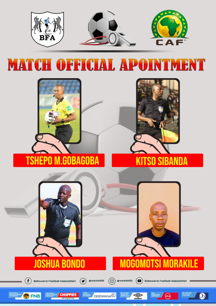 BOTSWANA MATCH OFFICIALS TO HANDLE TotalEnergies CAF CC 2022/23 IN MALI